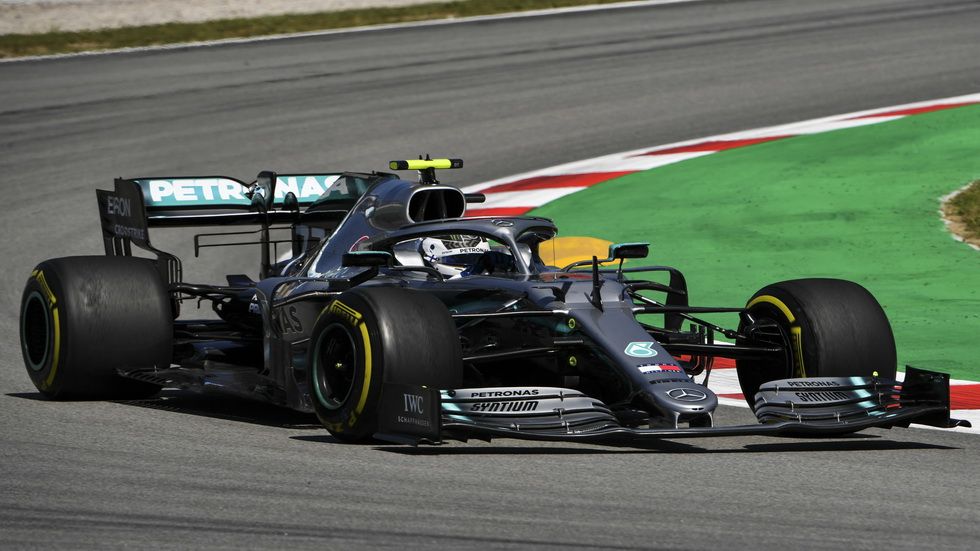 Valtteri Bottas durante la FP1