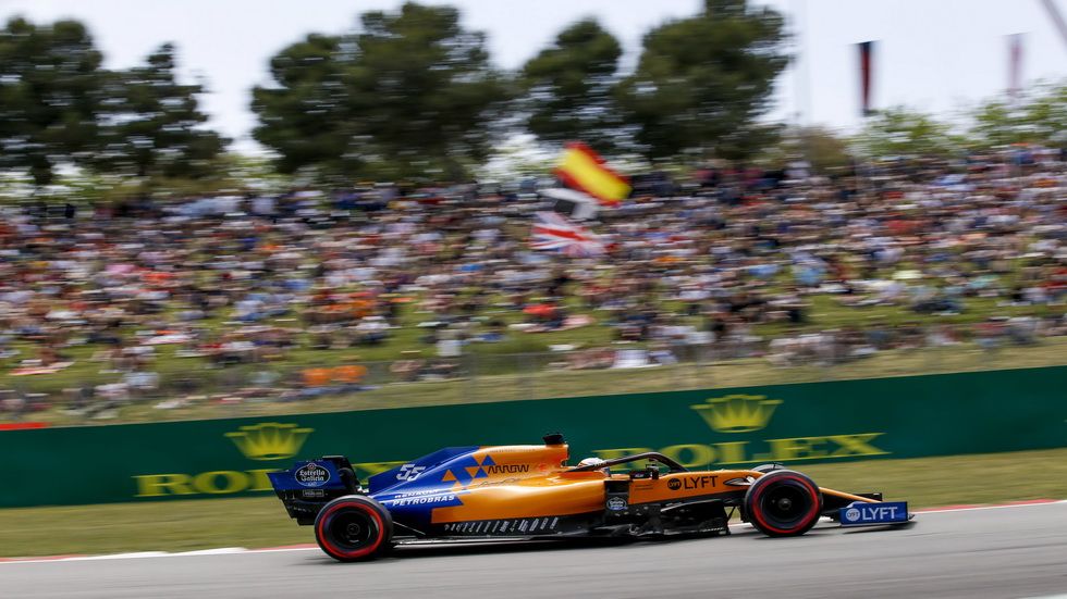 Carlos Sainz durante la carrera