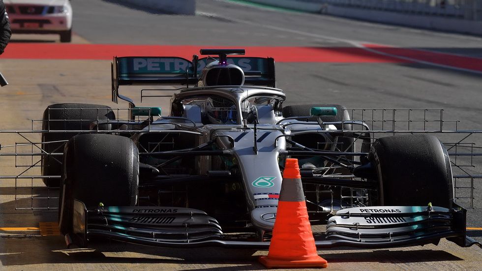 Valtteri Bottas, hoy martes en el Circuit