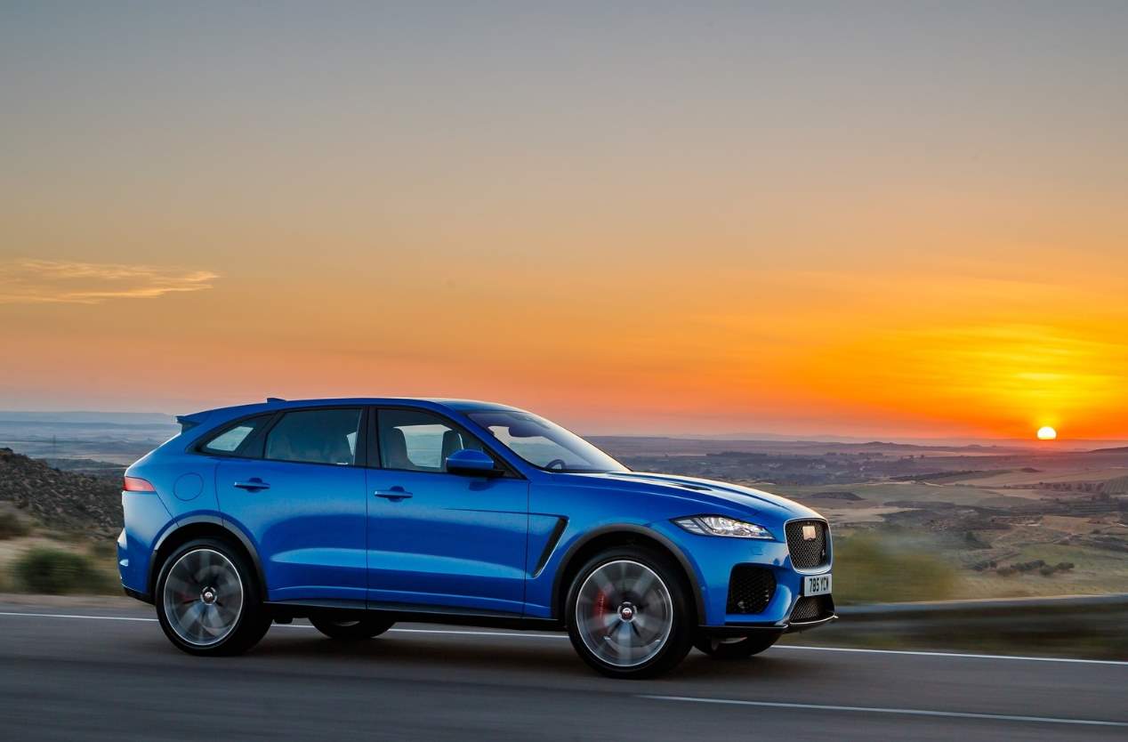 El Jaguar F-Pace SVR, en fotos