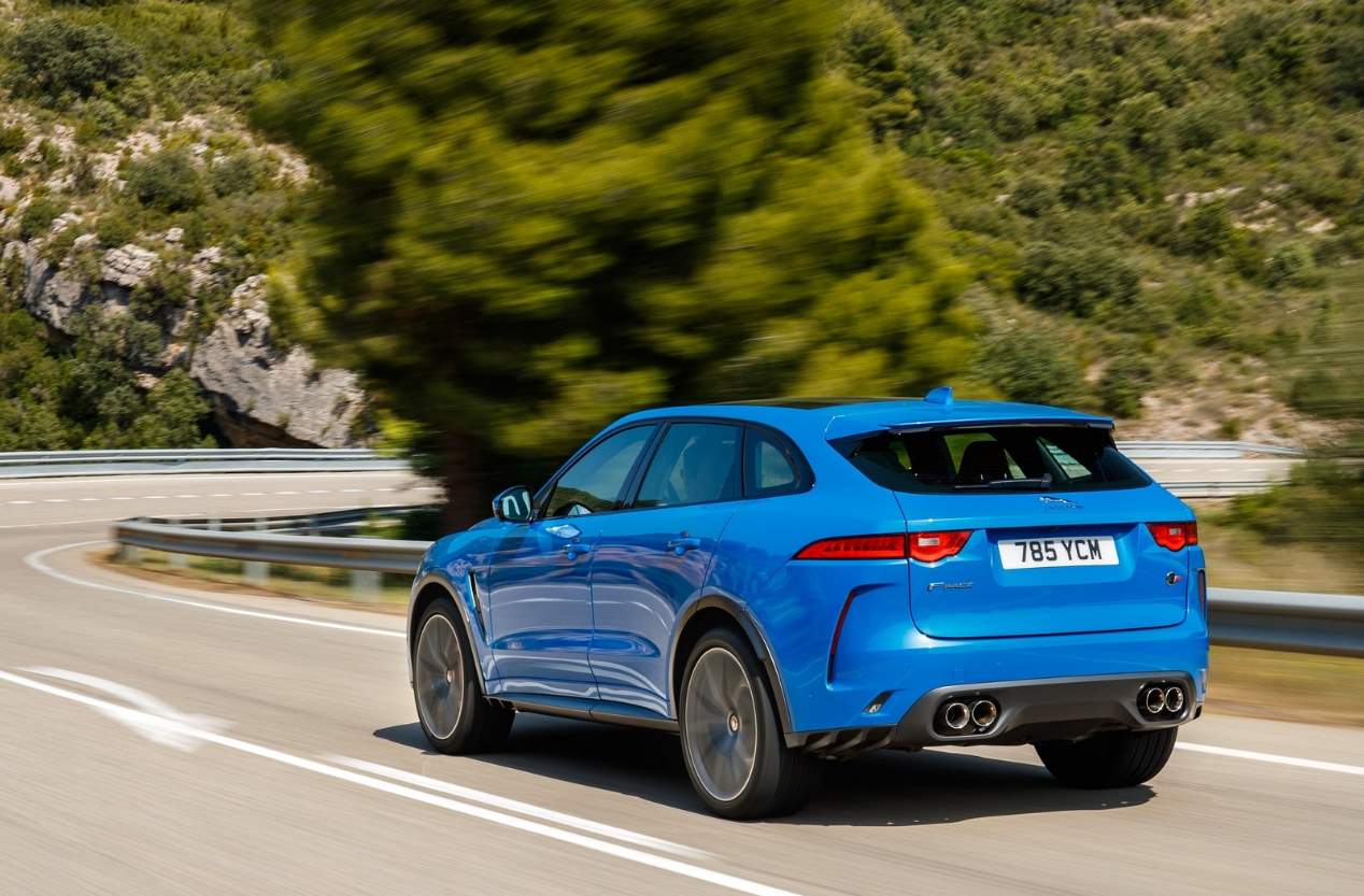 El Jaguar F-Pace SVR, en fotos