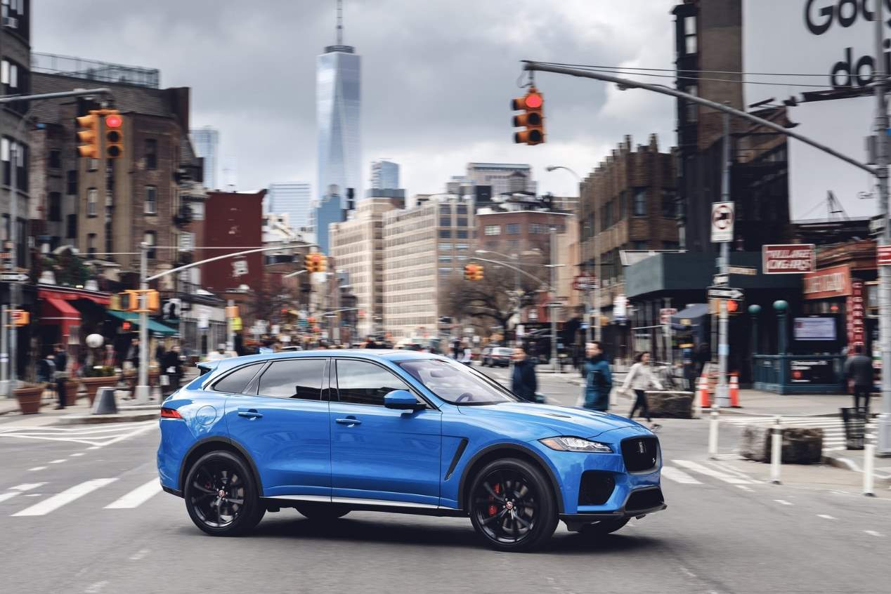El Jaguar F-Pace SVR, en fotos