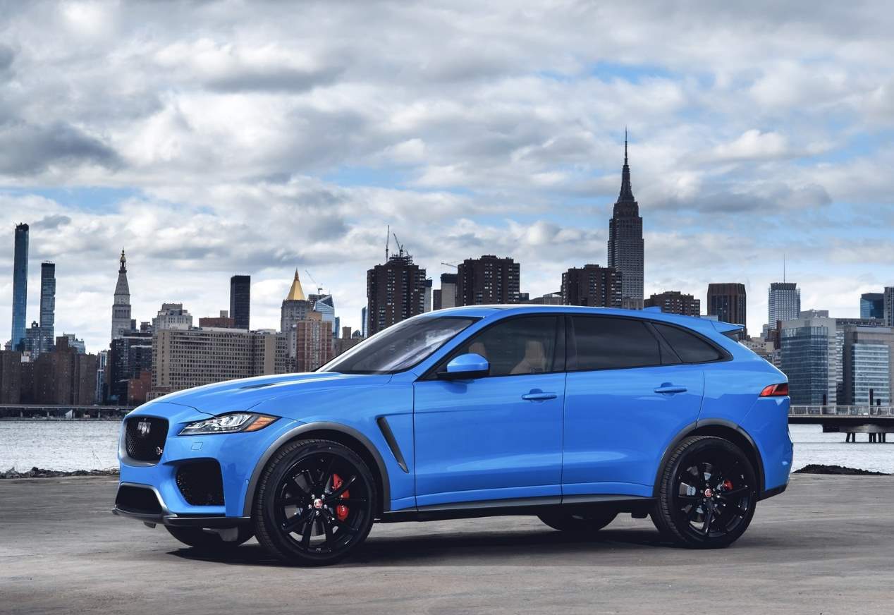 El Jaguar F-Pace SVR, en fotos