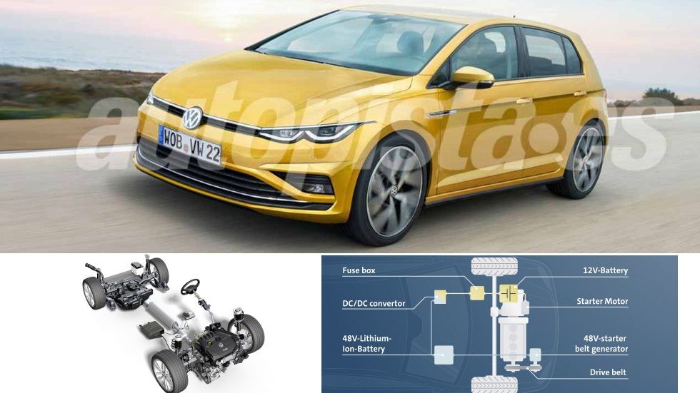 VW Golf 8 2020: así son sus nuevas versiones micro híbridas 1.0 y 1.5 TSI  MHEV
