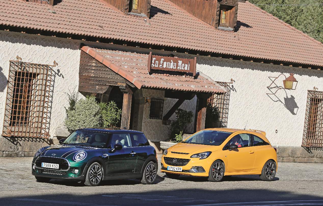 A prueba los Mini Cooper y Opel Corsa GSI