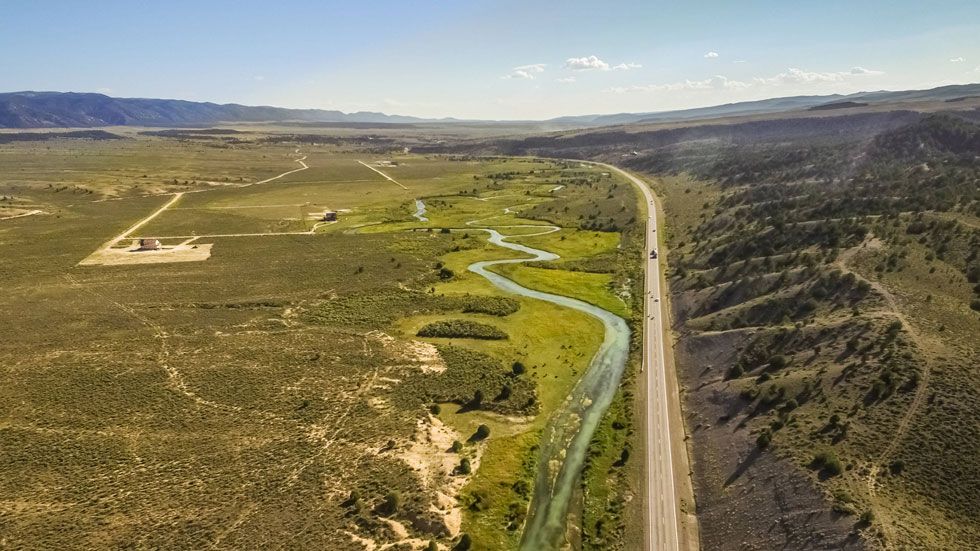 Carretera de Utah, donde los eléctricos tendrán que pagar peajes