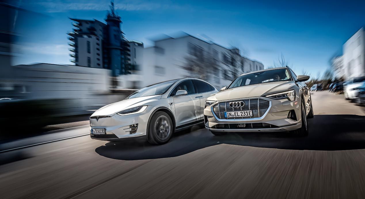 Duelo de SUV eléctricos: Audi e-tron vs Tesla Model X