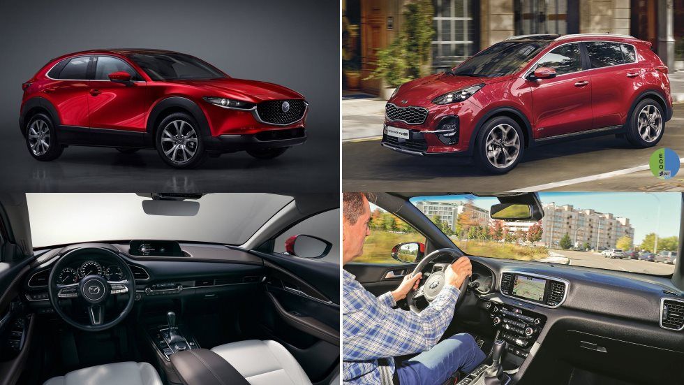 Kia Sportage Híbrido 48V vs Mazda CX-30 M Hybrid: nuevos SUV y tecnologías, ¿diésel o gasolina?