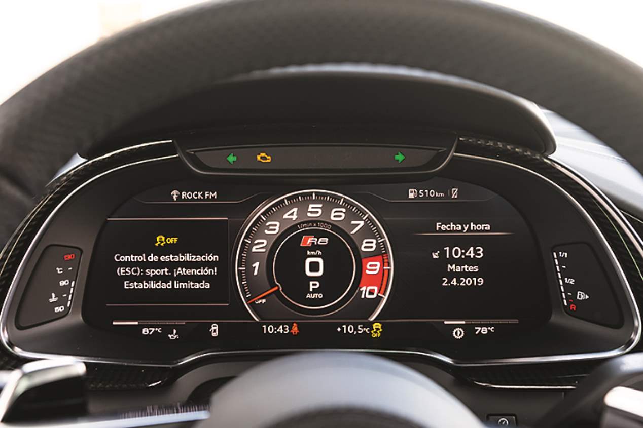 El Audi R8 Performance V10 620 CV, en fotos