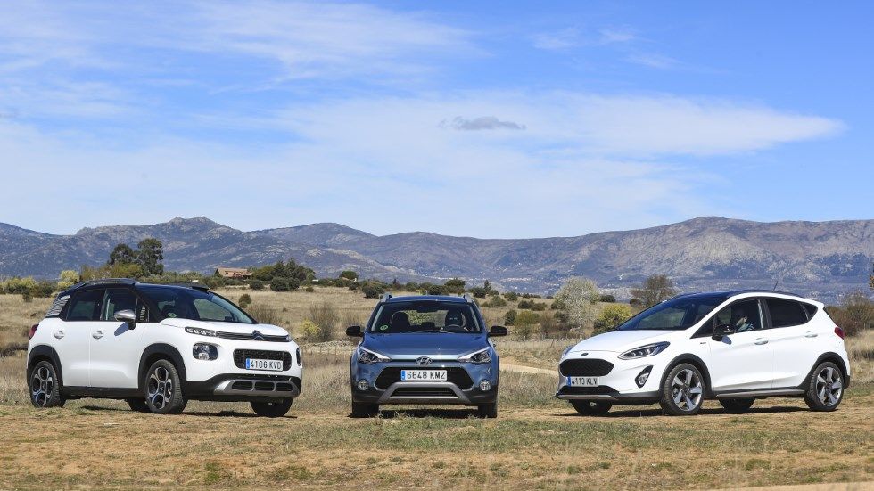 Citroën C3 Aircross, Ford Fiesta Active y Hyundai i20 Active: ¿cuál es mejor?