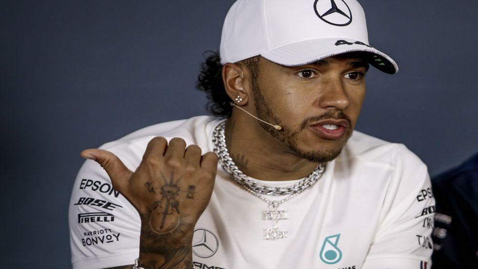 Hamilton en la rueda de prensa previa al GP de Canadá
