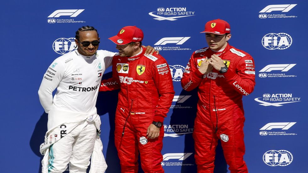 Estos tres pilotos partirán primeros: Vettel, Hamilton y Leclerc