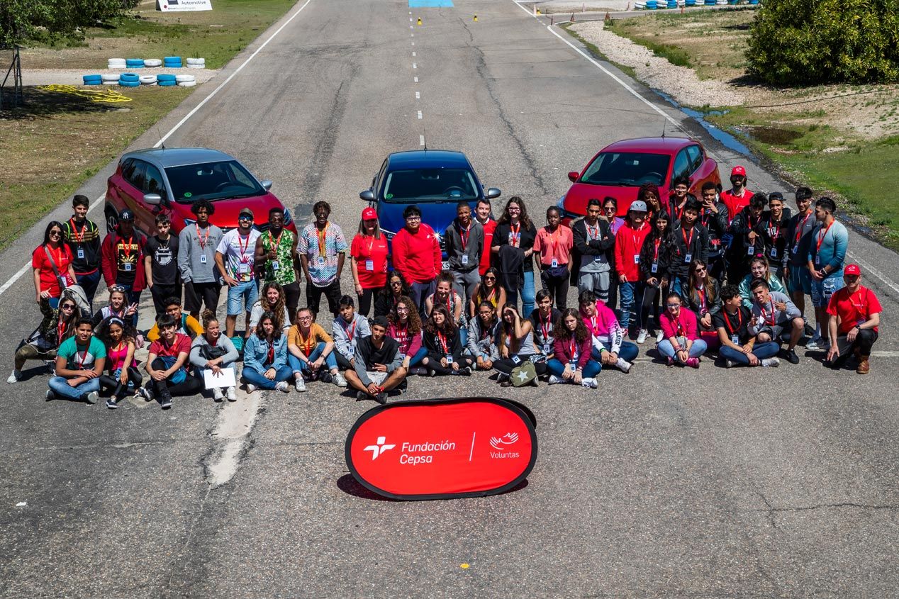 Una jornada de seguridad vial con la Fundación Cepsa