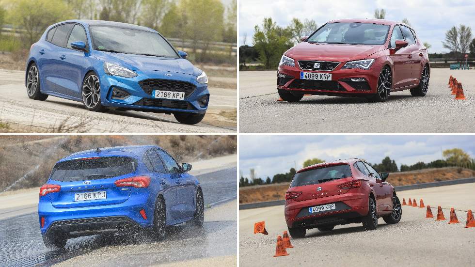 Ford Focus Ecoboost 125 vs Seat León TSI 130: qué compacto de gasolina es mejor