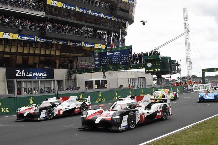 Salida de las 24 Horas de Le Mans
