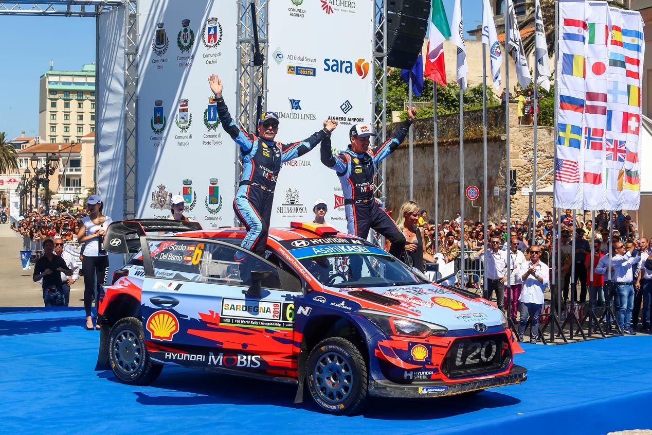 Las mejores imágenes de Sordo y Hyundai en el Rally de Italia 2019