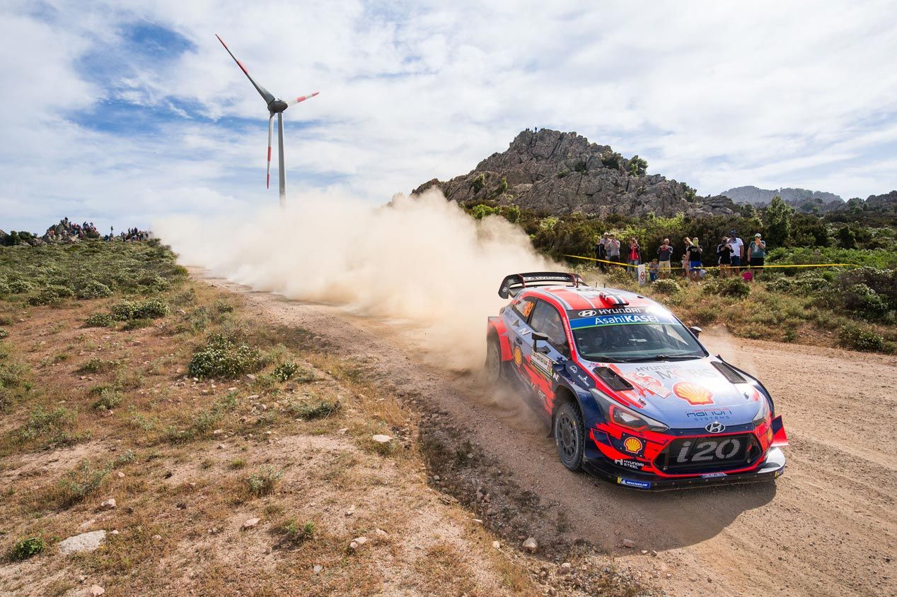 Las mejores imágenes de Sordo y Hyundai en el Rally de Italia 2019