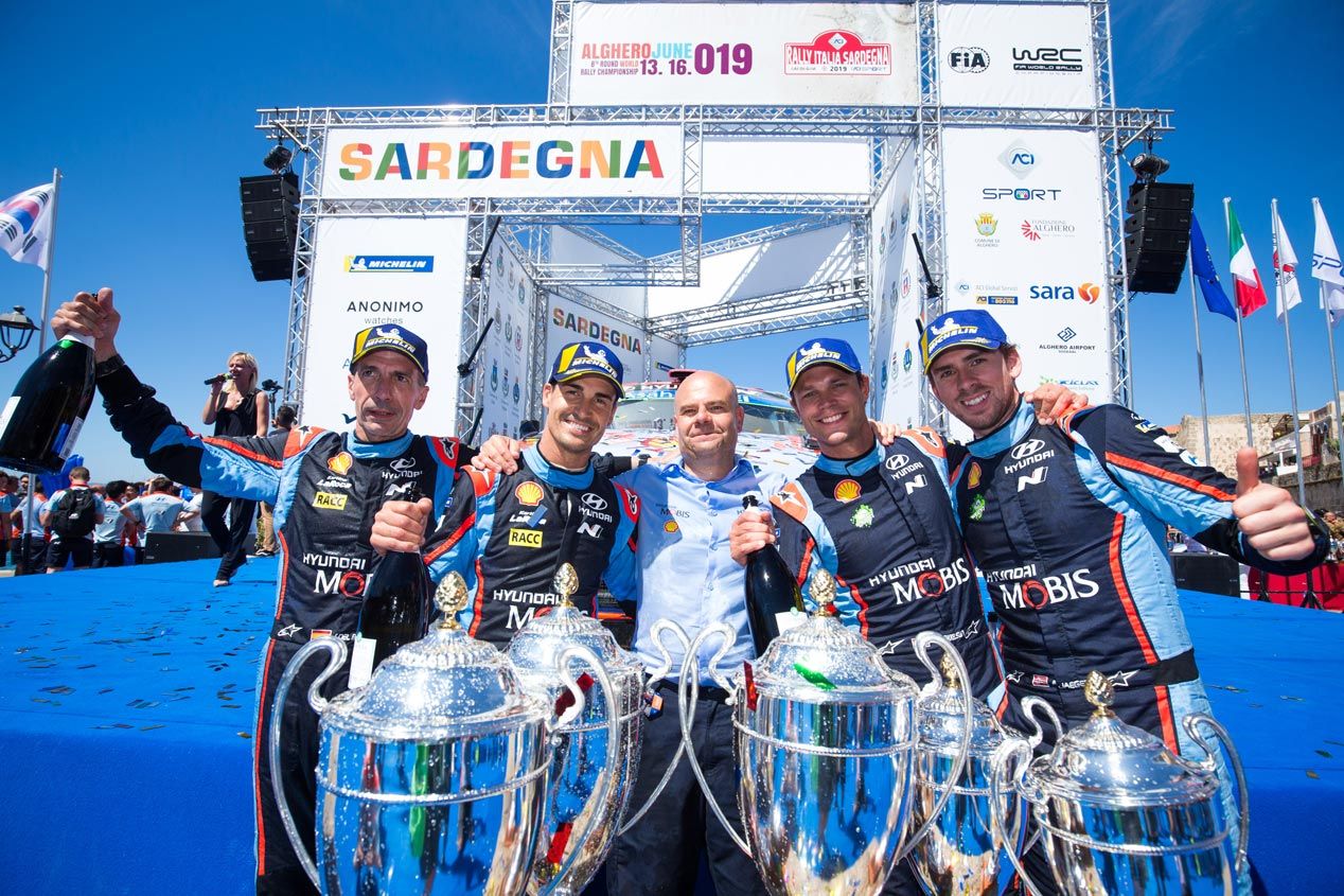 Las mejores imágenes de Sordo y Hyundai en el Rally de Italia 2019