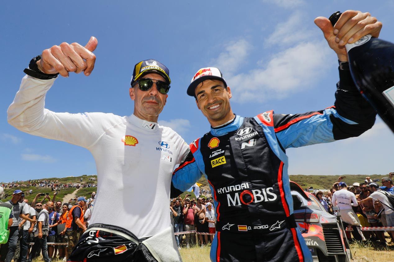 Las mejores imágenes de Sordo y Hyundai en el Rally de Italia 2019