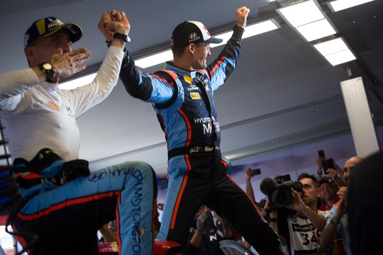 Las mejores imágenes de Sordo y Hyundai en el Rally de Italia 2019