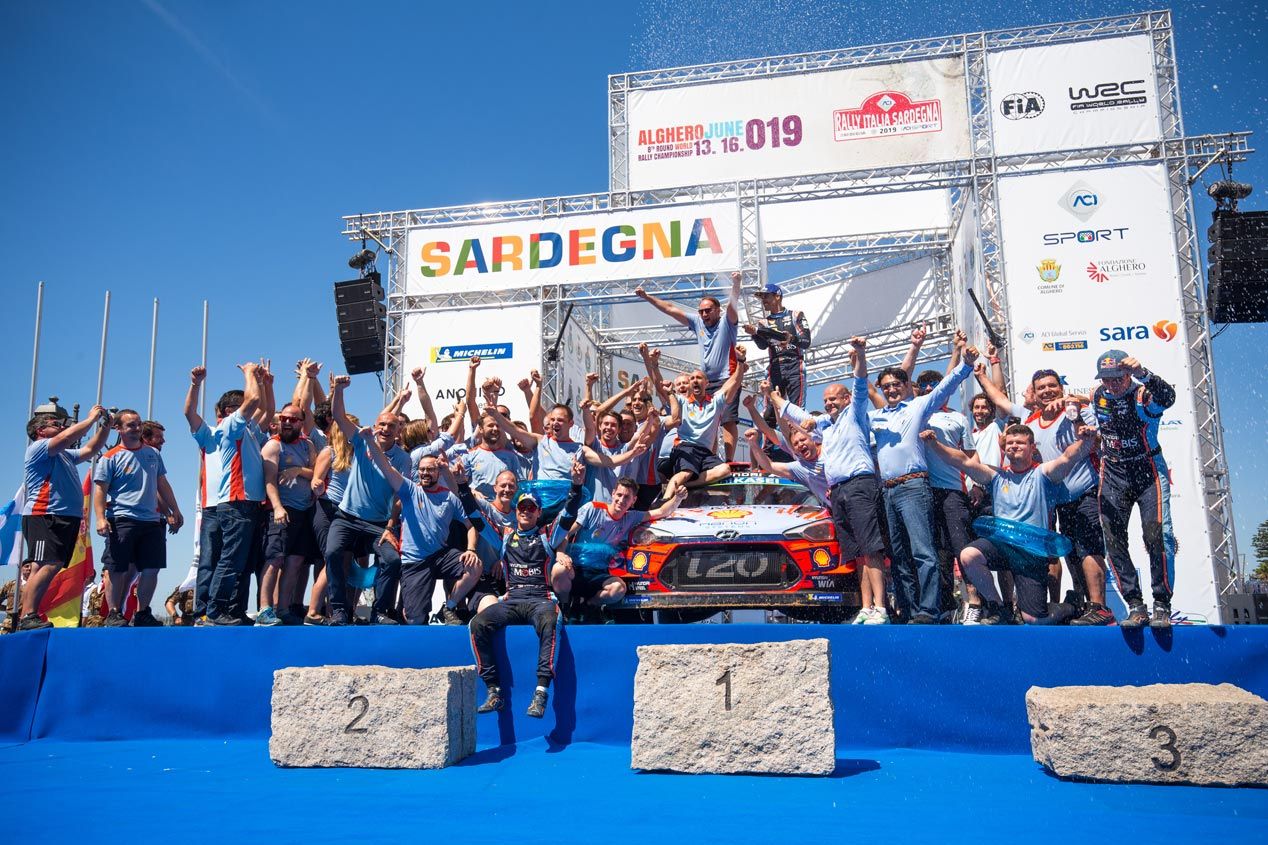 Las mejores imágenes de Sordo y Hyundai en el Rally de Italia 2019
