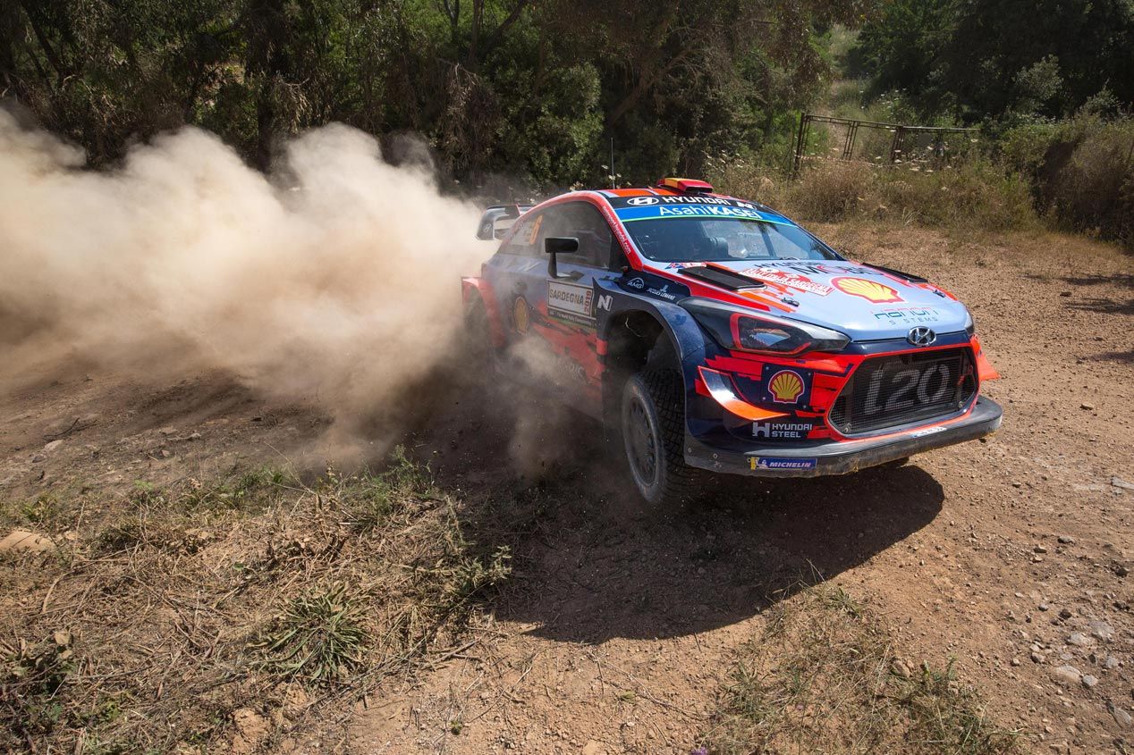 Las mejores imágenes de Sordo y Hyundai en el Rally de Italia 2019