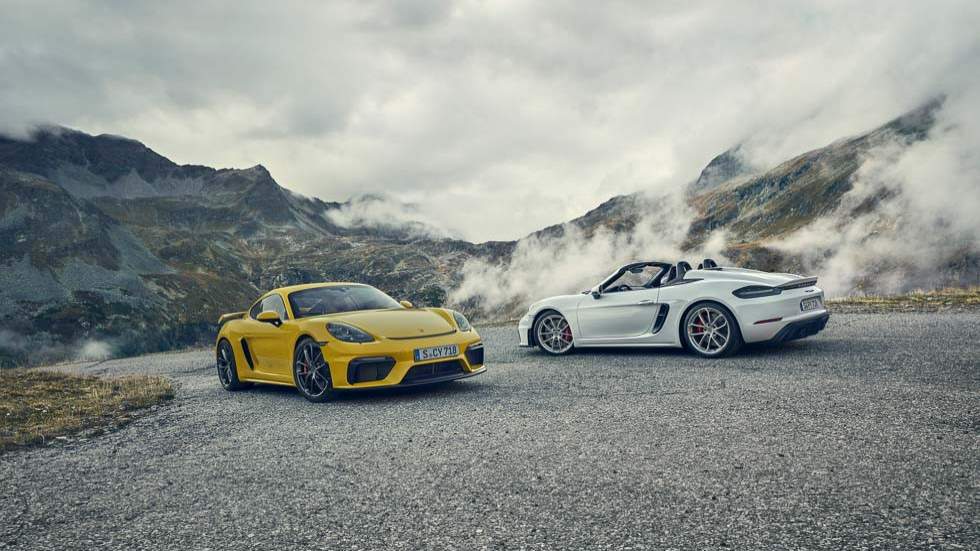 Porsche 718 GT4 y 718 Spyder: los Porsche de motor central deslumbran por potencia y aerodinámica