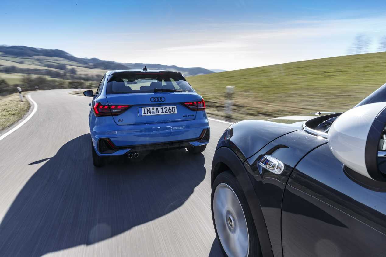 Comparativa: Audi A1 Sportback 40 TFSi vs Mini Cooper S