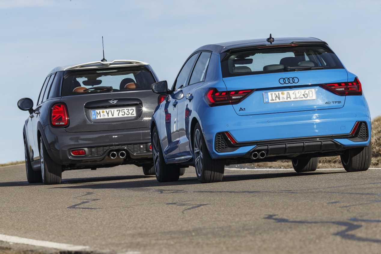 Comparativa: Audi A1 Sportback 40 TFSi vs Mini Cooper S