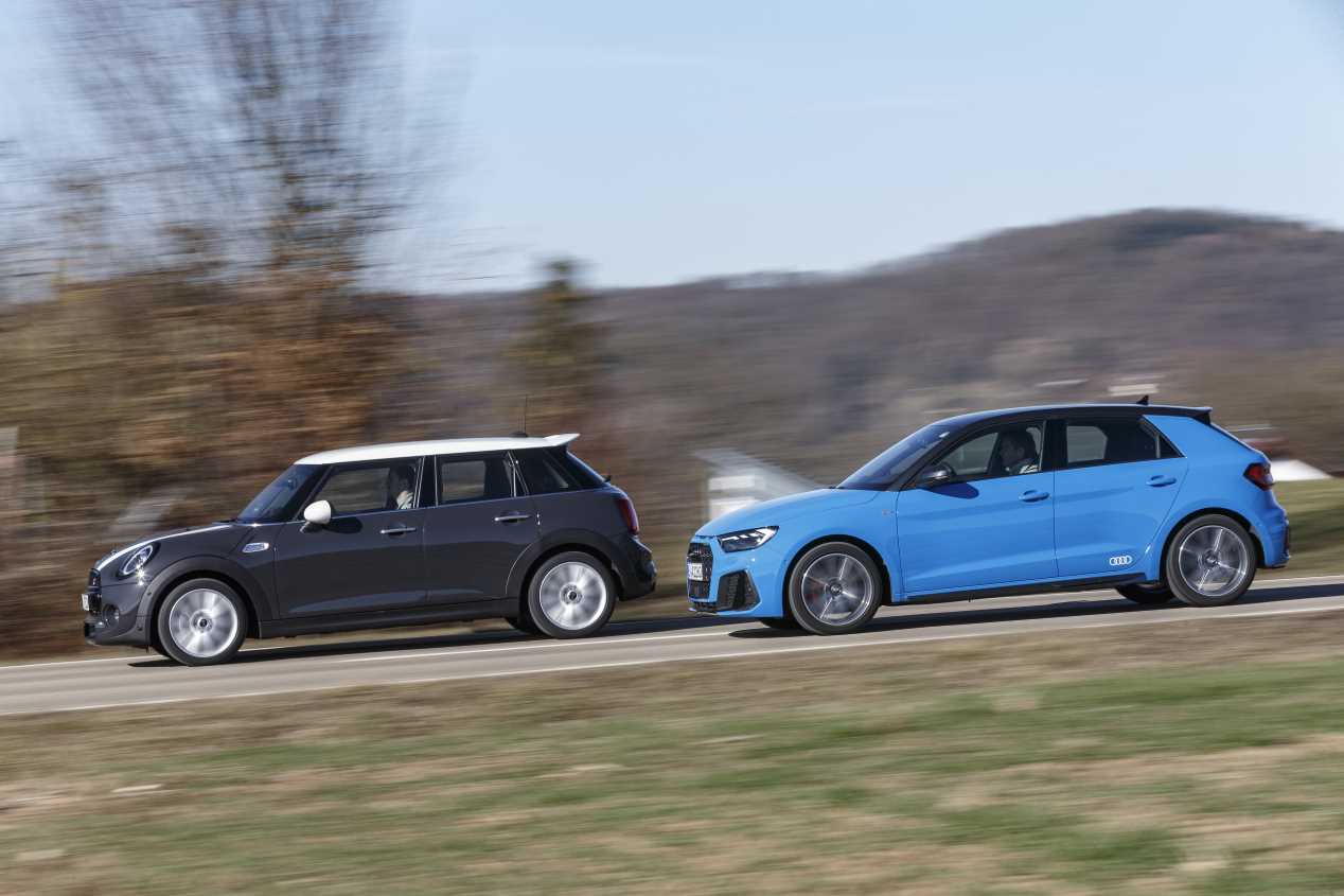 Comparativa: Audi A1 Sportback 40 TFSi vs Mini Cooper S