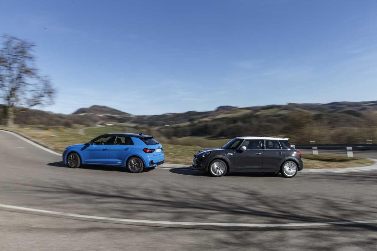 Comparativa: Audi A1 Sportback 40 TFSi vs Mini Cooper S