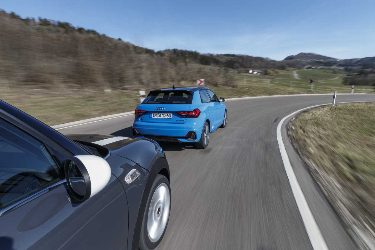Comparativa: Audi A1 Sportback 40 TFSi vs Mini Cooper S