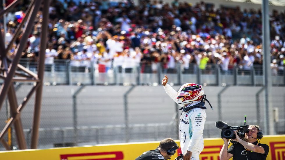 Otra victoria para Lewis Hamilton