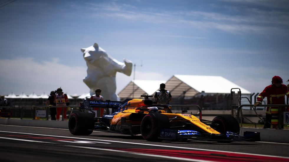 Carlos Sainz (McLaren) fue sexto en la calificación