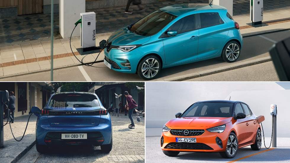 Peugeot e-208, Opel Corsa-e y Renault ZOE: los nuevos eléctricos, frente a frente