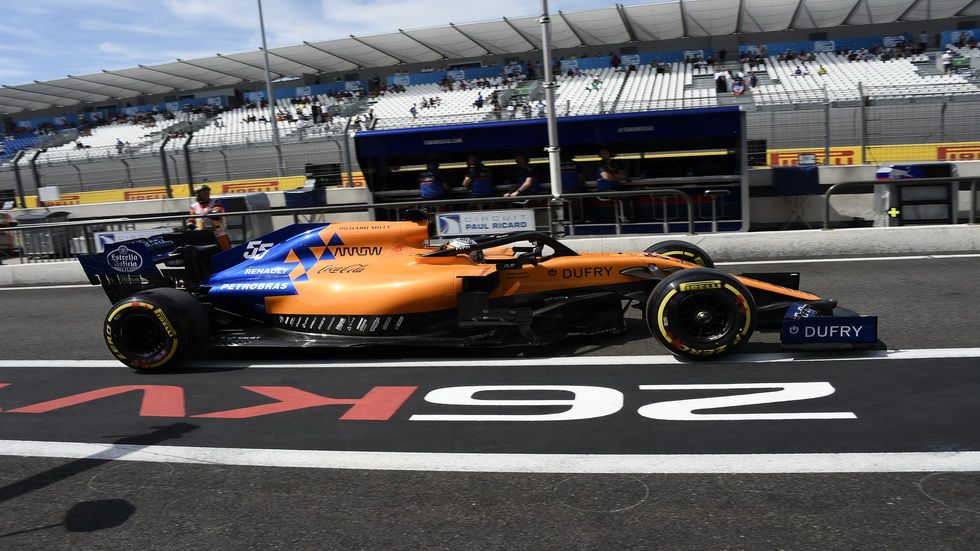 Carlos Sainz (McLaren) octavo en la FP1
