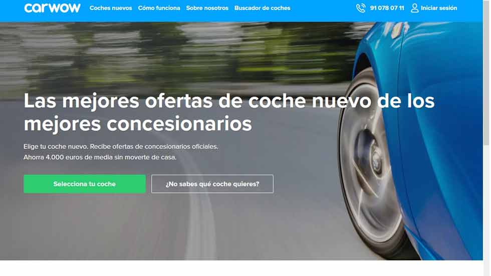¿Quieres comprarte un coche nuevo? Carwow te da las mejores ofertas 