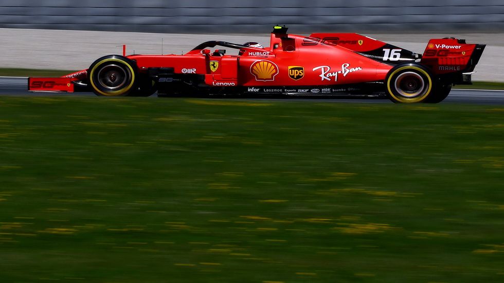 Charles Leclerc (Ferrari) en el Red Bull Ring