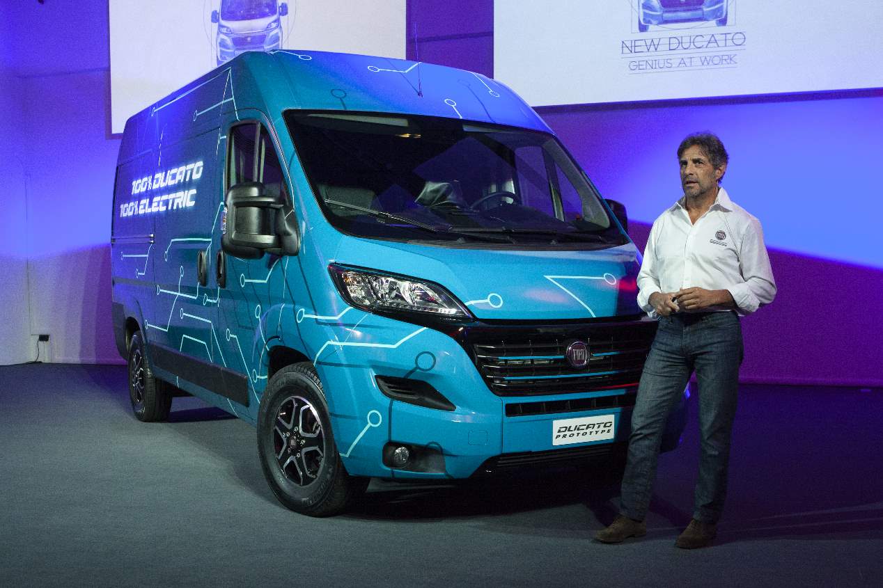 La Fiat Ducato eléctrica, en fotos