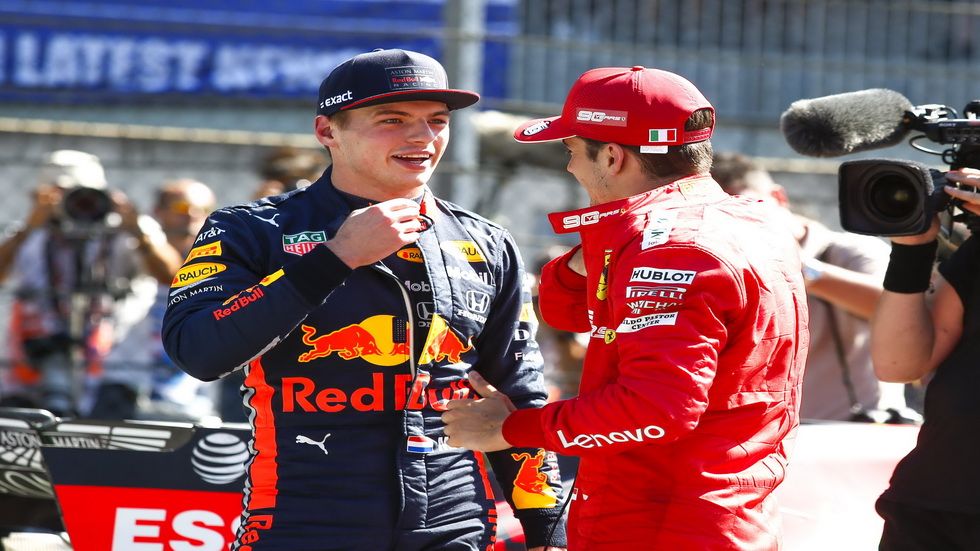 Leclerc y Verstappen ocuparán la primera fila de la parrilla
