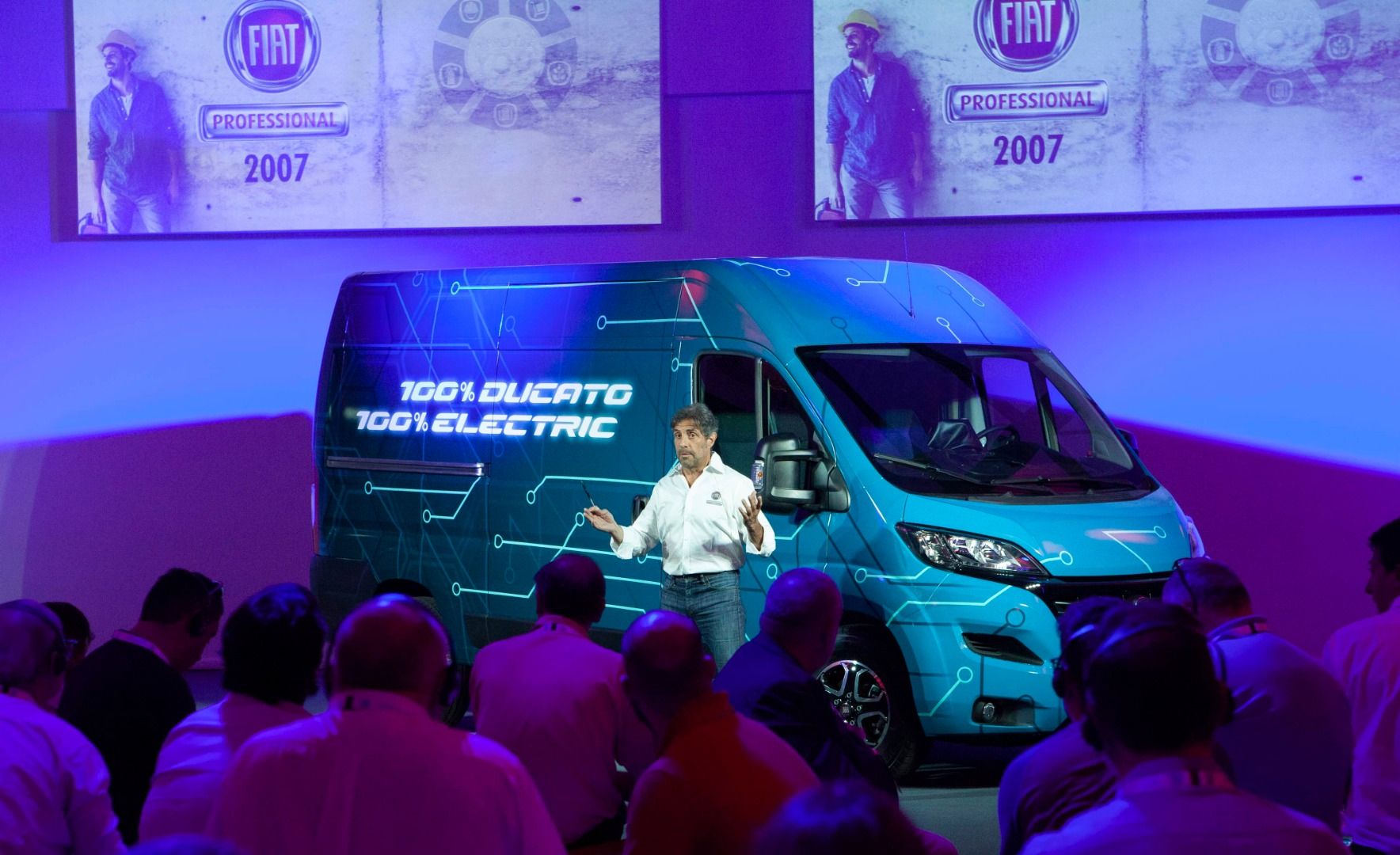 La Fiat Ducato eléctrica, en fotos