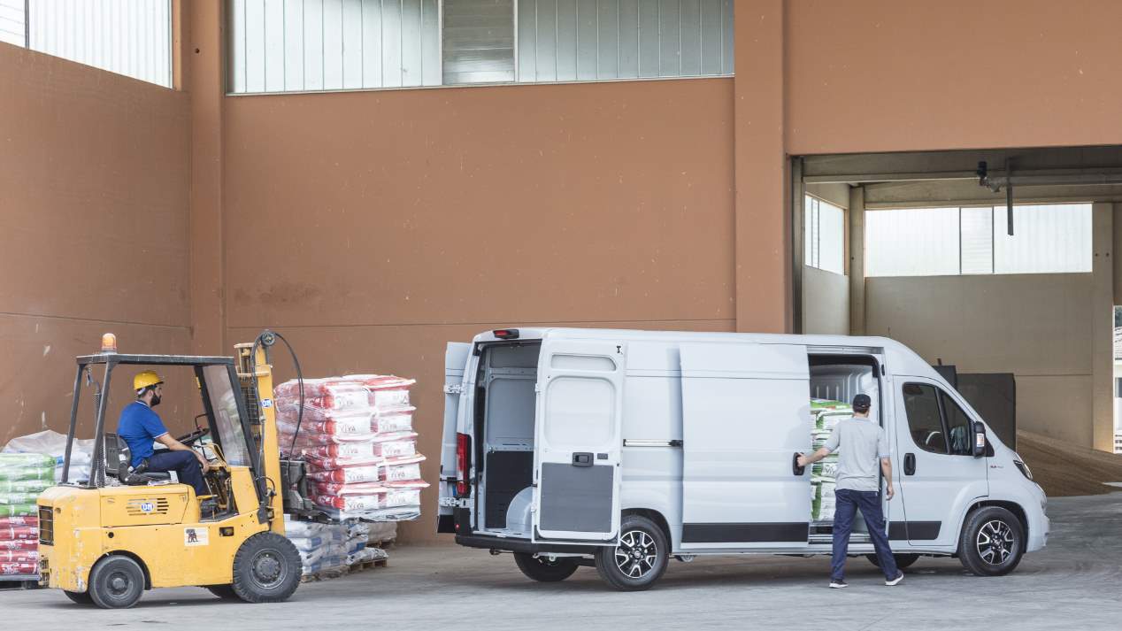 La Fiat Ducato eléctrica, en fotos