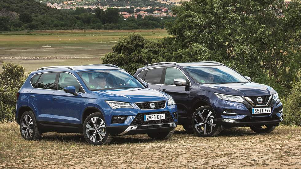 Nissan Qashqai 1.7 dCi vs Seat Ateca 2.0 TDI: ¿qué SUV diésel es mejor?