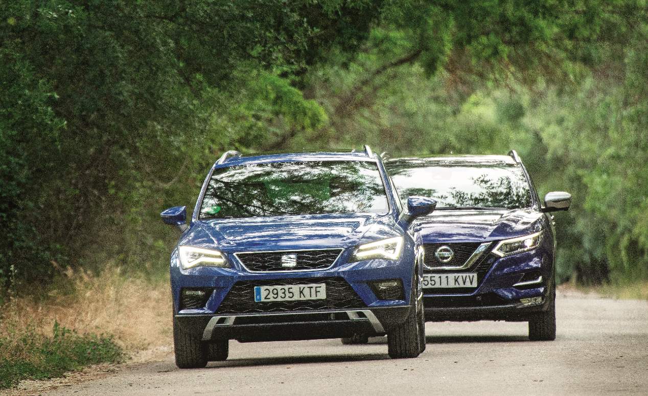 Comparativa SUV: Nissan Qashqai y Seat Ateca diésel