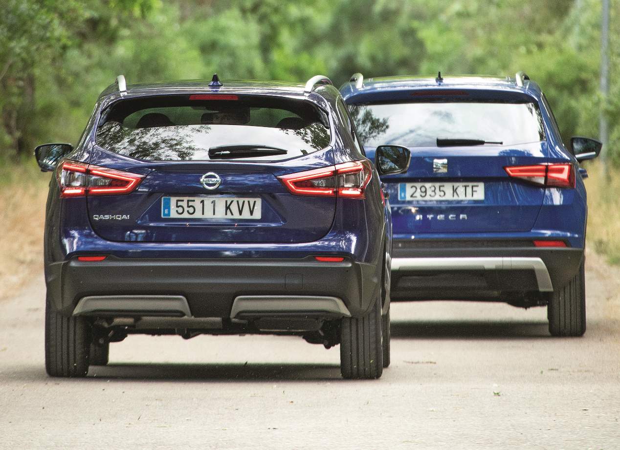 Comparativa SUV: Nissan Qashqai y Seat Ateca diésel