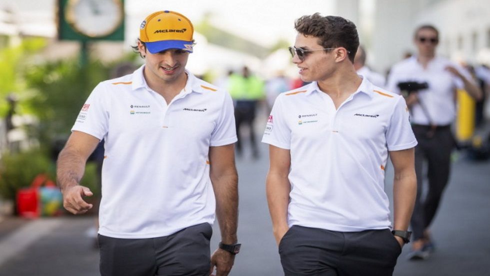 Carlos Sainz y Lando Norris