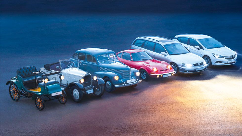 Opel cumple 120 años: una historia de coches inconfundibles