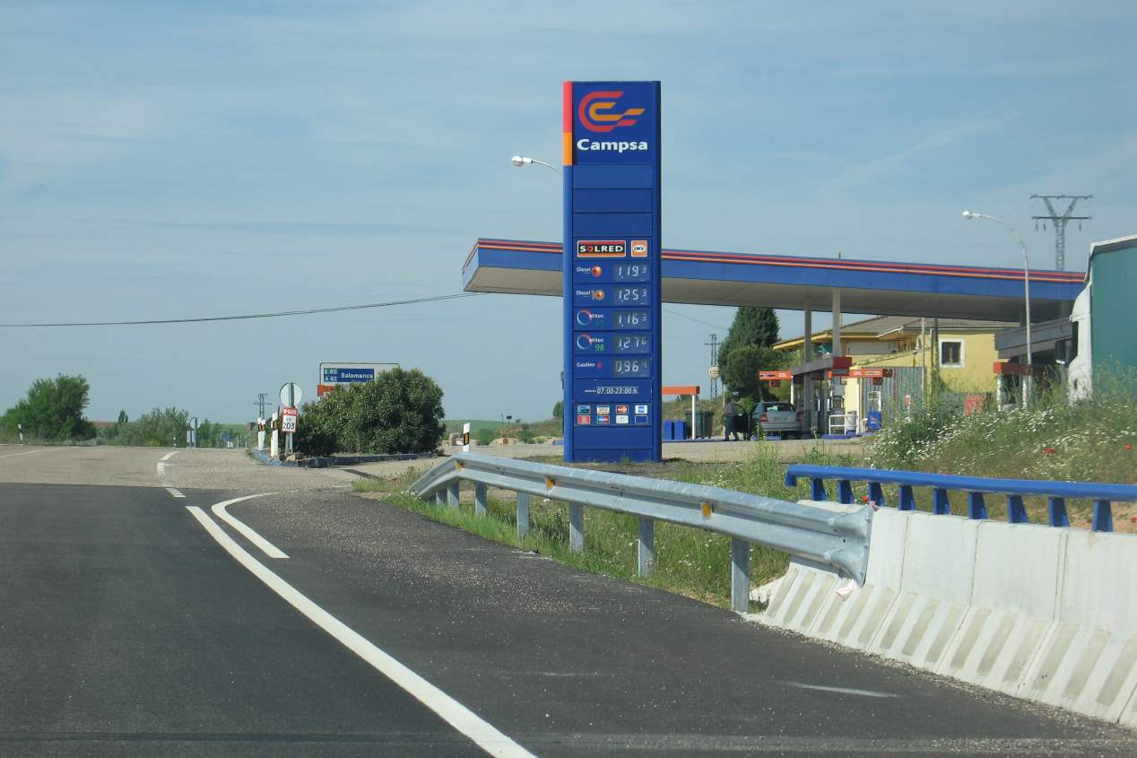 El precio de la gasolina en España y en el mundo