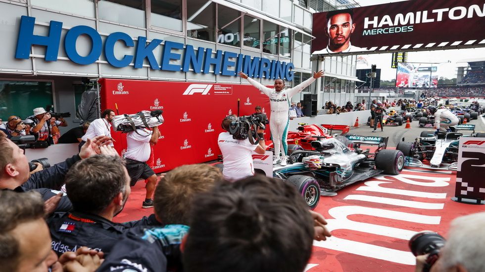 Lewis Hamilton ganó el GP de Alemania de 2018