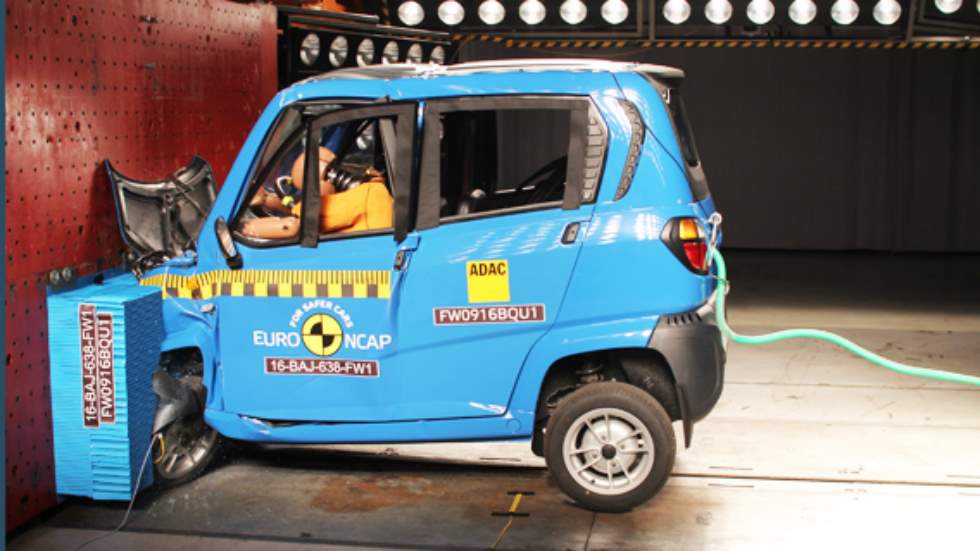 La seguridad de los microcoches, en entredicho: nuevo accidente mortal (Foto: Euro NCAP)